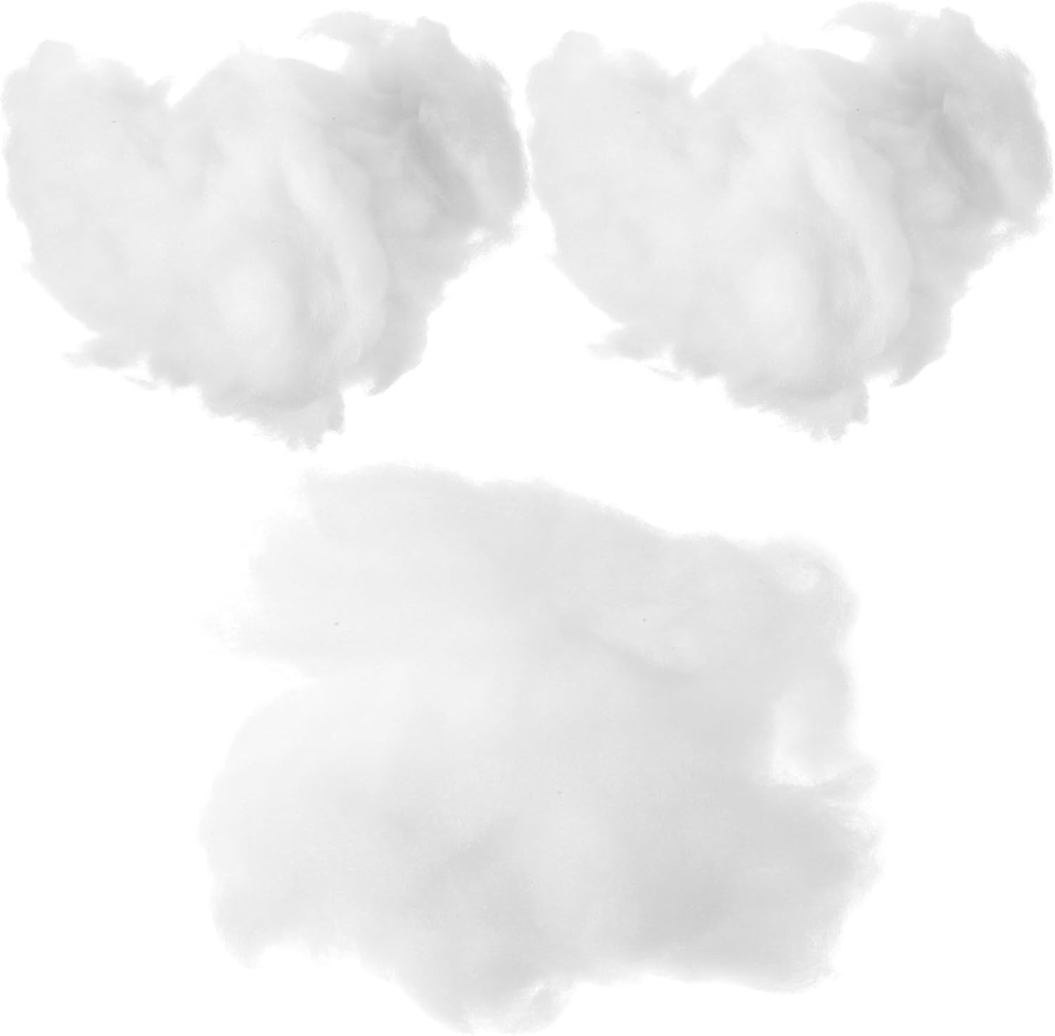 COLLBATH 3Pcs Artificial Snow for Christmas Decor Fluffy Fake Snow for Holiday Winter Decoration Realistic Simulation Snow for Trees Scenes Lightweight Portable Easy