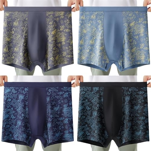 Calzoncillos de algodón premium en talla grande 3XL y talle alto para hombre confort natural