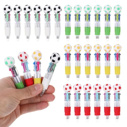 Stylo 4 couleurs football pour anniversaire enfant et kermesse école