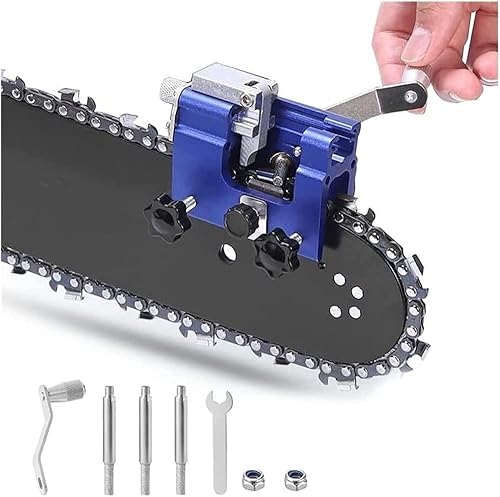 Máquina de afilar motosierra Kit de afilado de motosierra Afilador de cadena manual, máquina de afilar Motosierra Accesorios de motosierra