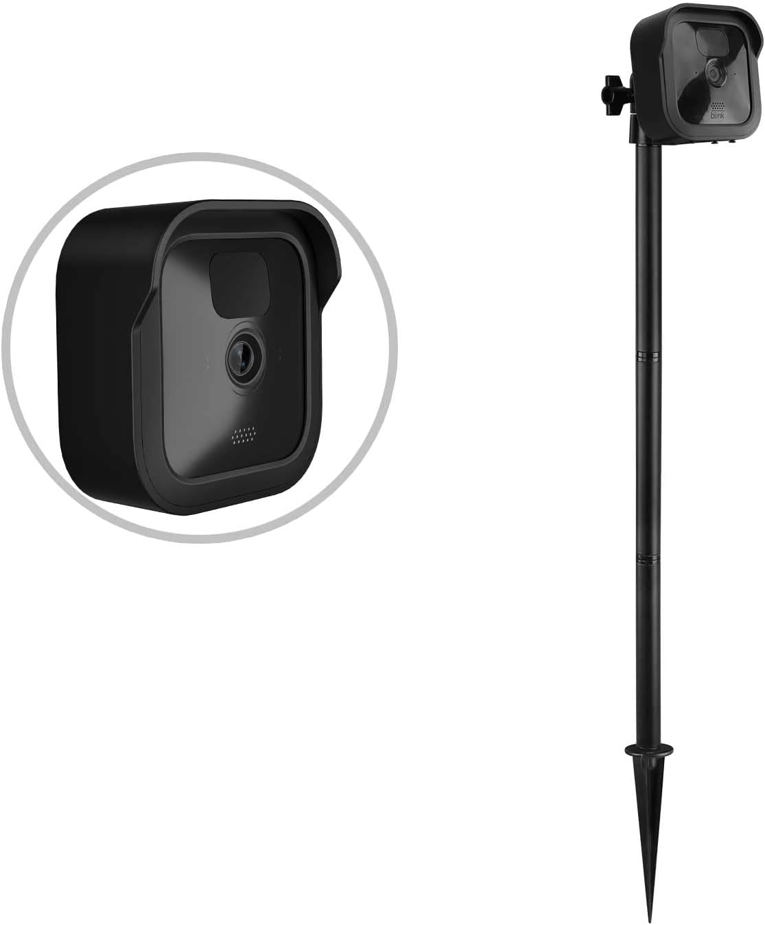 HOLACA Spike Pole Mount Ground Stake and Weatherproof Protective Case for Blink Outdoor Camera 3 Only, Suitable for Stake into Soft Ground