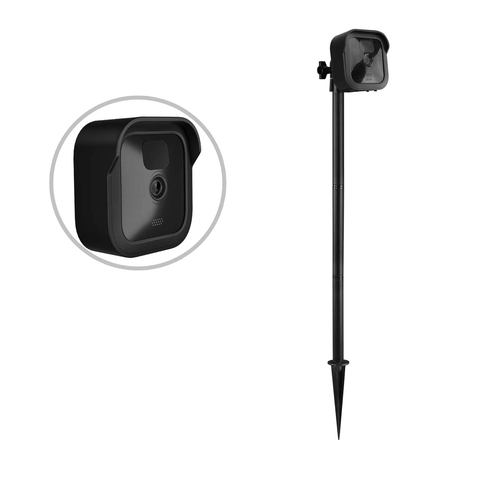 TIUIHU Spike Pole Mount Ground Stake with protective cover for All-New Blink Outdoor/Indoor, Suitable for Stake into Soft Ground - Image 2