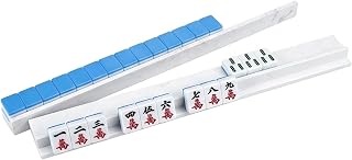 1-Piece White Anti-Slip Marble Mahjong Racks