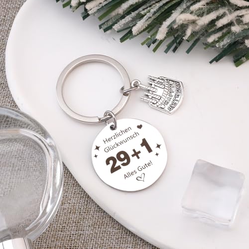 Geschenke Zum 30 Geburtstag Mann,Geschenk 30. Geburtstag Frau 3 Schlüsselanhänger,Geschenke Für Frauen 30 Jahre,Geschenk Zum 30 Geburtstag Frau,Geburtstagsgeschenk