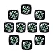 Techion 10 Pack Liquid Filled Compass for Emergency Survival Kits / Watchband / Paracord Bracelets and Keychain