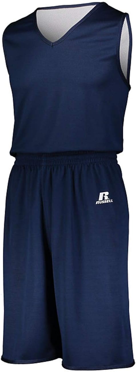 Russell Youth Undivided Solid Single Ply Reversible Jersey Xl Navy/White : Clothing, Shoes & Jewelry
