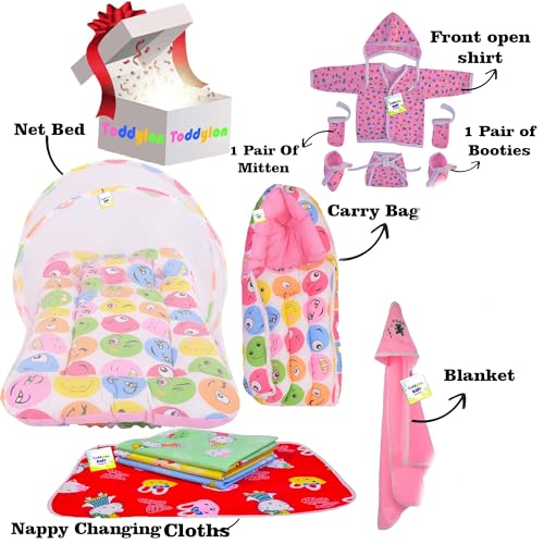 Image of Toddylon Newborn Baby Essentials Kit 12 Items Combo Set