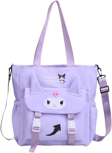 PALAY® Cute Tote Bag for Girls Nylon Shoulder Bag School Girls Book Bag Casual Hand Bag with Removable Shoulder Strap Trav...
