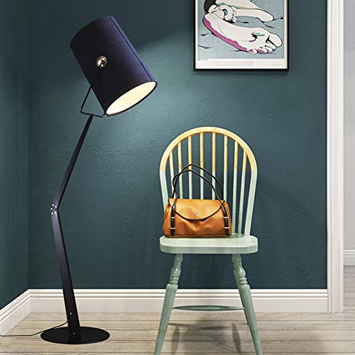 JAYLONG Floor Lamp, Modern Classical Tall Pole Standing Light, Decorative Lamps For Living Room, Office, Bedroom, Den, Dorm,Black steampunk buy now online
