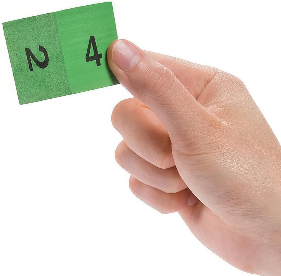 Foam Number Math Dice - 12 Pieces - Educational and Learning Activities for Kids