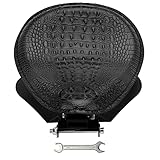 Excelente absorción de impactos: nuestro asiento de conducción viene con un kit de accesorios de montaje de acero resistente (resortes y soporte) que incluye resortes con excelente absorción de impactos. Su diseño único es perfecto para hacer que tu motocicleta sea más segura al conducir.