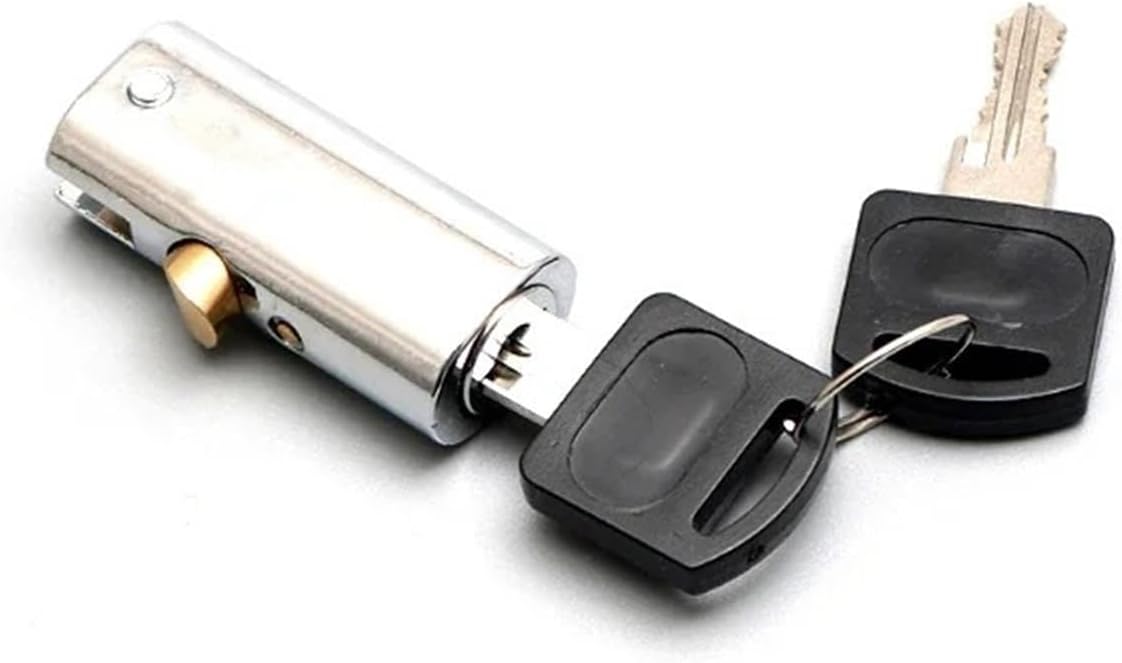 Push Sliding Cabinet Lock Cylinder for Tool Box File Cabinet Office Drawer Air Storage-Box JA41 1Pcs(Same Key)