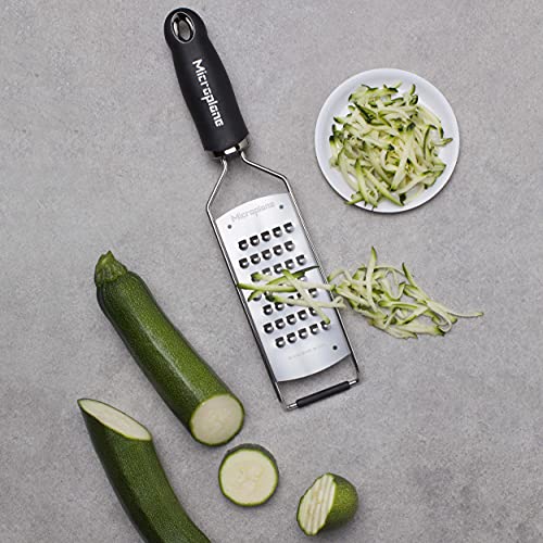 Microplane Gourmet Series Cheese Grater With Soft Touch Handle (Extra Coarse, Black) #TOP7