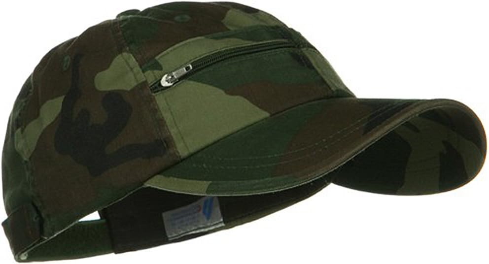 e4Hats.com Casual Style Camo Washed Pocket Cap