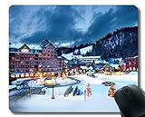Cojín de ratón del Juego de Yanteng, Estera del ratón del Hotel del Centro turístico de Austria del Invierno de la Nieve