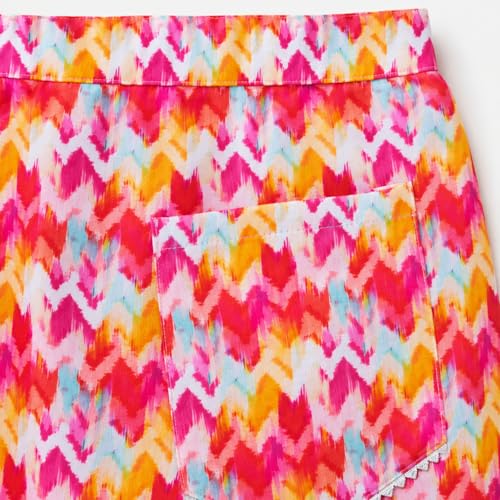 Image of The Magic Wand Woven Digital Printed Co-ord Set For Kids Girls, Sleeveless Top With Palazzo Pant Two-Piece Western Stylish Clothing Set For Festivals