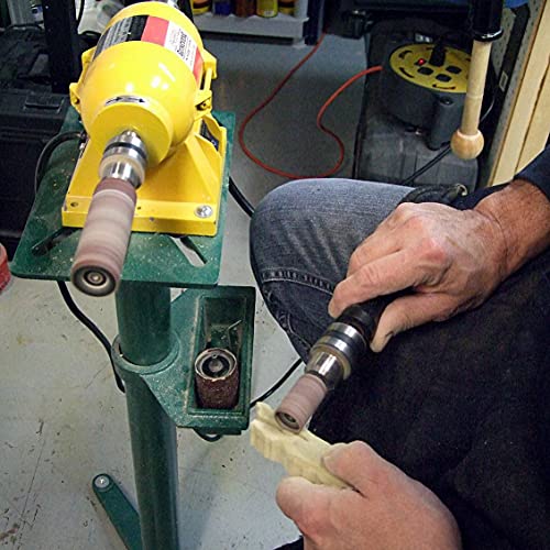 King Arthur’s Tools Patented Guinevere Basic Sanding System For Woodworking, Shaping And Finishing - Dual Chuck 3600 Rpm Motor + Flexible Drill Shaft + Basic Sanding Kit + Accessories #11340 #TOP5