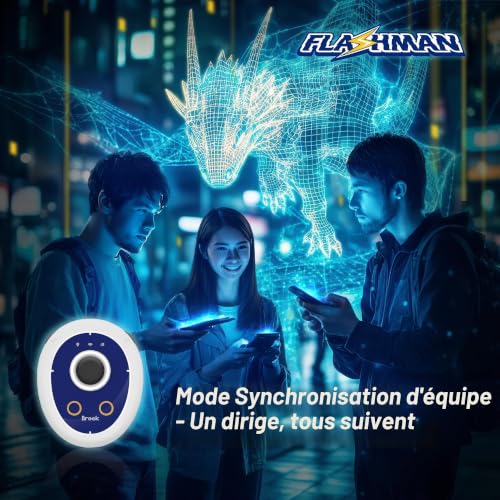 Brook Flashman Joystick GPS virtuel pour iPhone (iOS 17 +), contrôleur de localisation Bluetooth avec téléport, itinérance intelligente, croisière, partage de coordonnées, pas de jailbreak – vue 6
