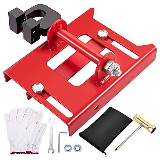 ZeroPone Vertical Cutting Chainsaw Mill Guide Red Mini Portable Premium Steel Material Lumber Cutting Guide Bar Chainsaw Attachment Cut Guided Mill Wood for Builders and Woodworkers