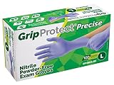 GripProtect Precise Nitrile Exam Gloves | 4 Mil | Chemo-Rated | (Large, 100)