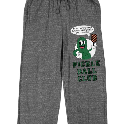 Pickle Ball Club Men's Graphite Heather Sleep Pajama Pants2