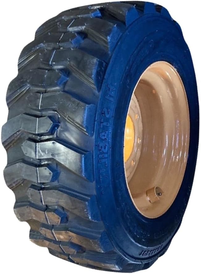 (1) 12-16.5 Forerunner SKS-1 Skid Steer Tire on Wheel/Rim (8 lug) for Case & more (6" Back Spacing) -14PLY -12X16.5 (Right Side Mount)