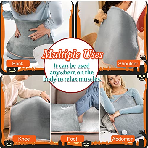 Portable Electric Heated Foot Warmers For Men And Women Foot Heating Pad Soft & Machine Washable, Extra Large 2H Auto Shut Off Fast Heating Pad For Cramps/Back/Shoulder/Neck/Knee/Menstrual Pain Relief #TOP4