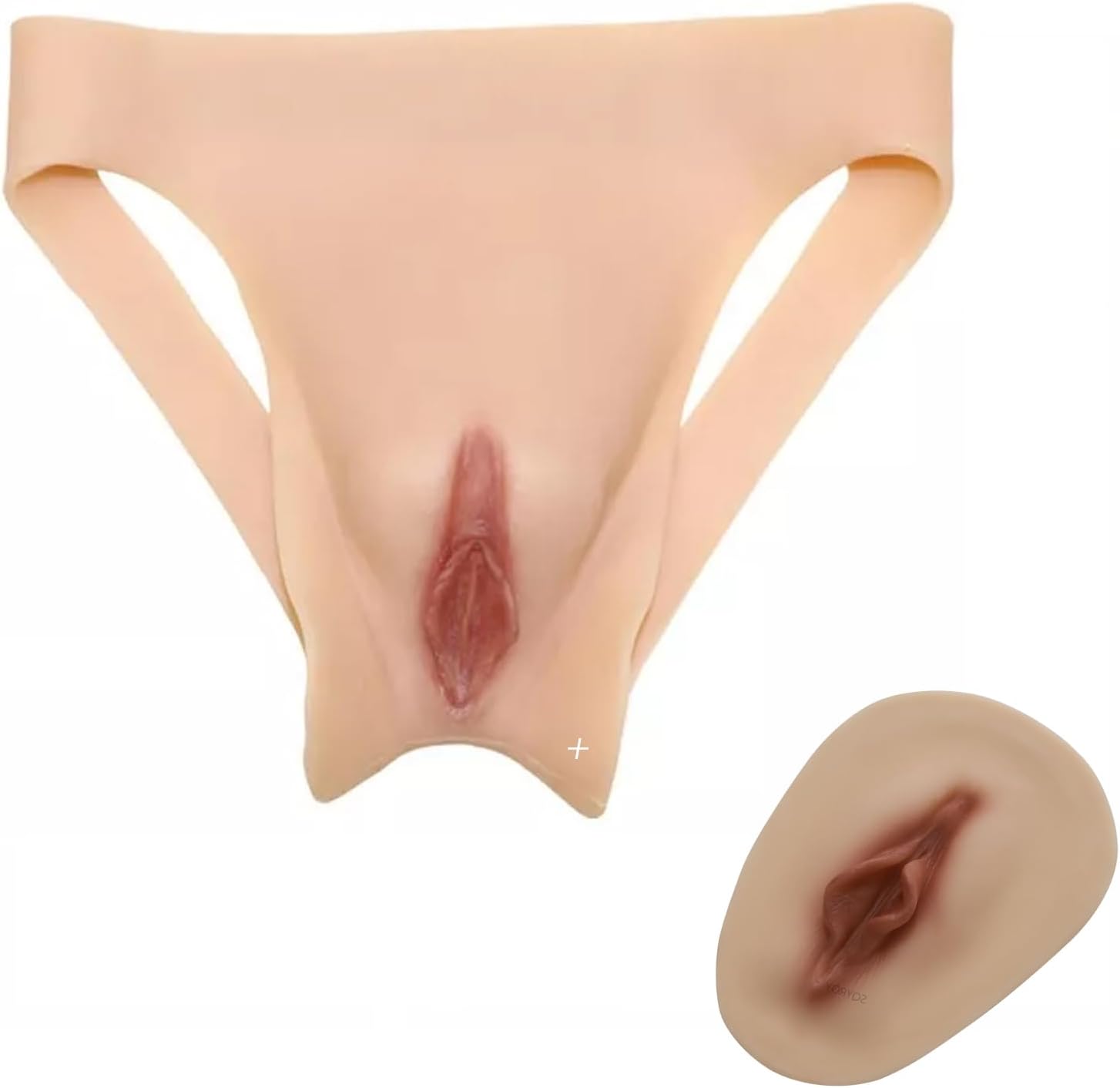 Silicone Panty for Men's Crossdresser Transgender Hiding Gaff Double Thong Can Insert Sissy Panties
