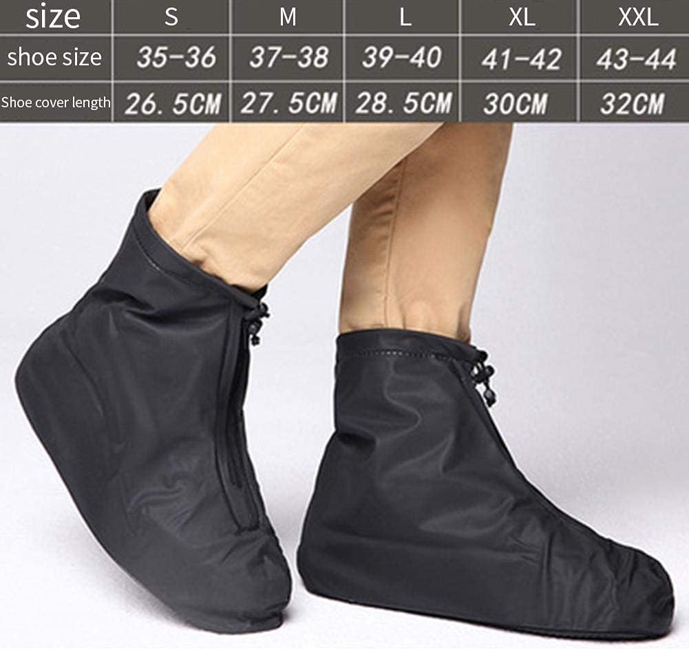 Waterproof Shoe Covers for Men and Women S Thick Waterproof Rain Boots, Reusable Shoe Covers, Anti-Slip Shoe Covers for Travel, Outdoor Foot Covers-S