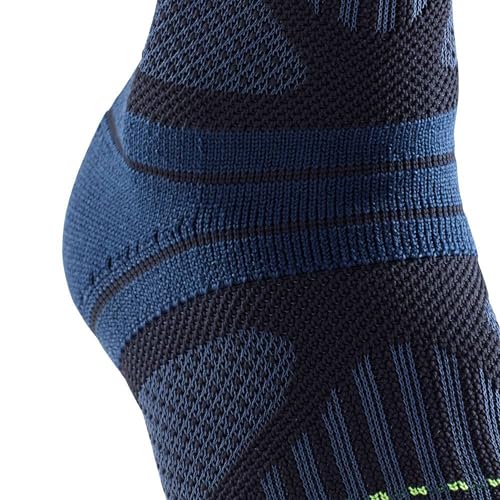 Bauerfeind Fußbandage fürs Sprunggelenk „Ankle Support Dynamic“, Unisex, 1 Fußgelenkbandage für Sport wie Joggen, Fußball oder Fitness, Sprunggelenkbandage für Sensomotorik, Schwarz, M