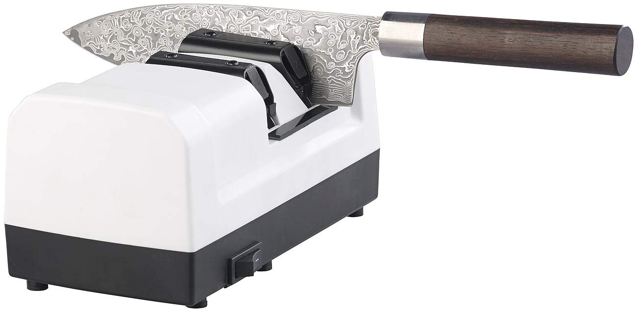 Rosenstein & Söhne Elektrischer Diamant-Messerschärfer 60 W Profi Messerschleifgerät