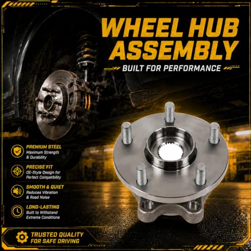 Afa Motors Pair 930-401-510063 Front Wheel Bearing Hub Assembly Replacement for 2004-2017 Toyota Camry 2001-2007 Highlander 2004-2008 Solara Wheel Bearing 5-Lug by AFA Motors - Used condition - Image 5