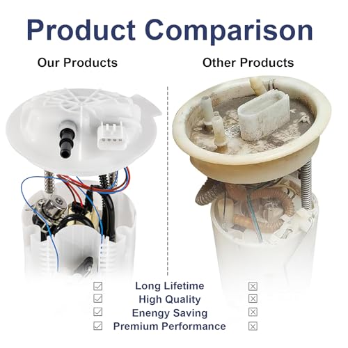 VANBOL Electric Fuel Pump Module Assembly Compatible with 2008-2010 Chrysler Town & Country Dodge Grand Caravan VW Routan V6 3.3L 3.8L 4.0L Gas Replace E7235M VANBOL0138 with Sending Unit O-ring by VANBOL - Used condition - Image 6