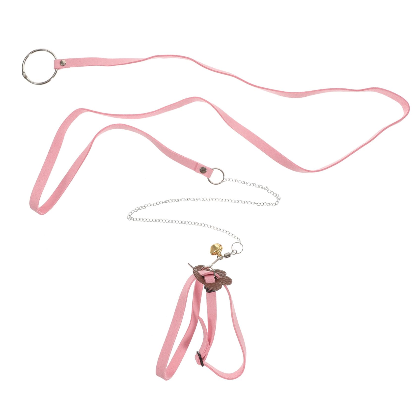 BESPORTBLE Harnais Tortue Rose Petite Laisse Traction Pet pour Tortue Sortie Léger Simple Et Pratique à Porter