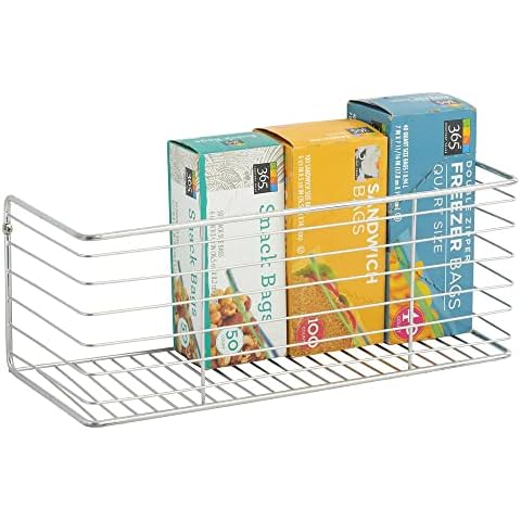 mDesign Metall Ablagebox zur Wandmontage Cover