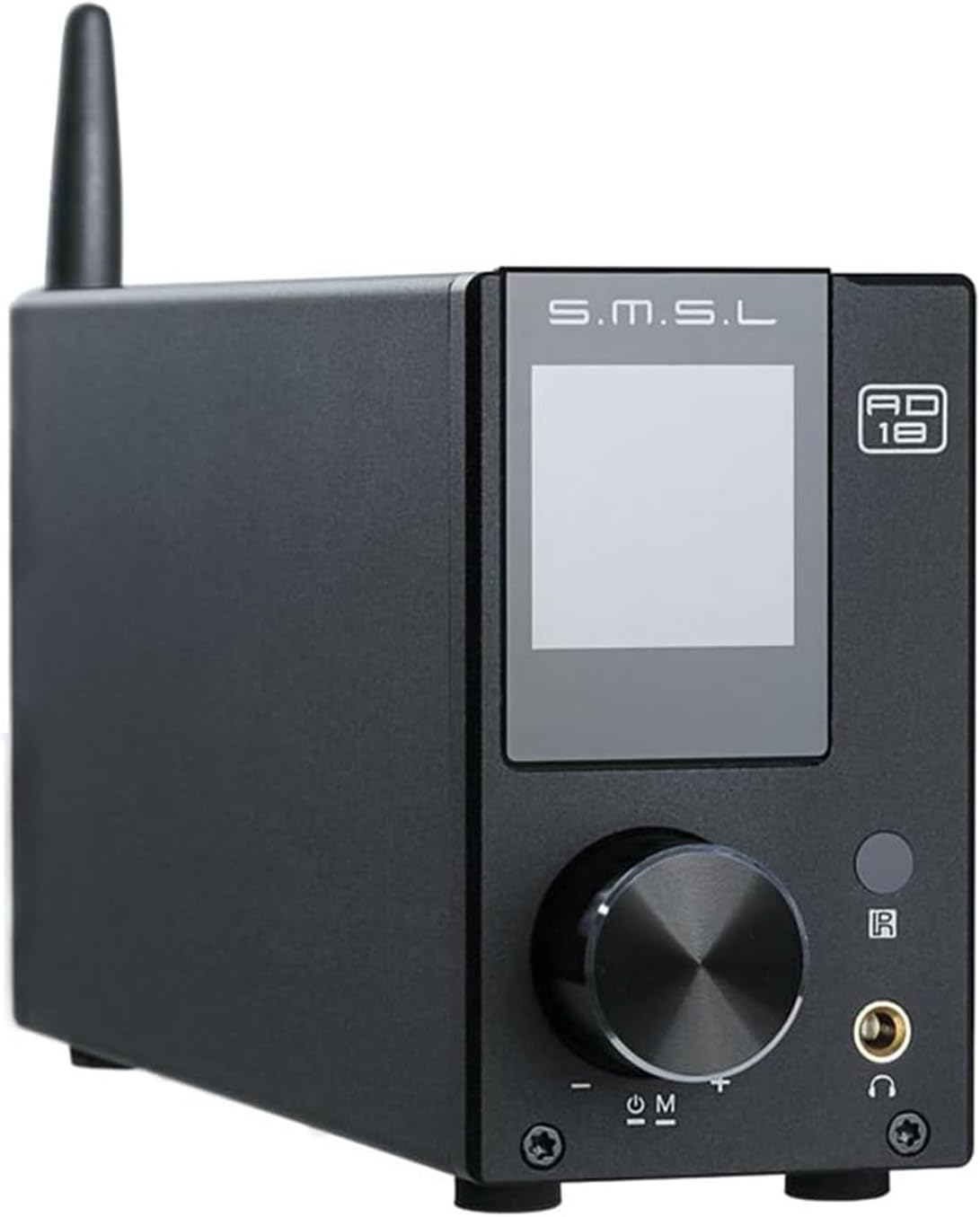 SMSL AD18 HiFi Stereo Amplifier 80W×2 Class D Amp with Bluetooth 4.2 Supports APT-X USB DSP Full Digital Power Amplifier 2.1 with Subwoofer Output USB/BT/Coaxial/Optical/AUX Input