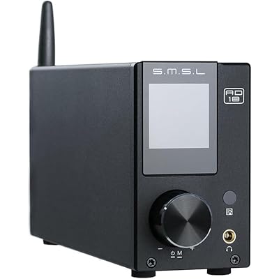 SMSL AD18 HiFi Stereo Amplifier 80W×2 Class D Amp with Bluetooth 4.2 Supports APT-X USB DSP Full Digital Power Amplifier 2.1 with Subwoofer Output USB/BT/Coaxial/Optical/AUX Input