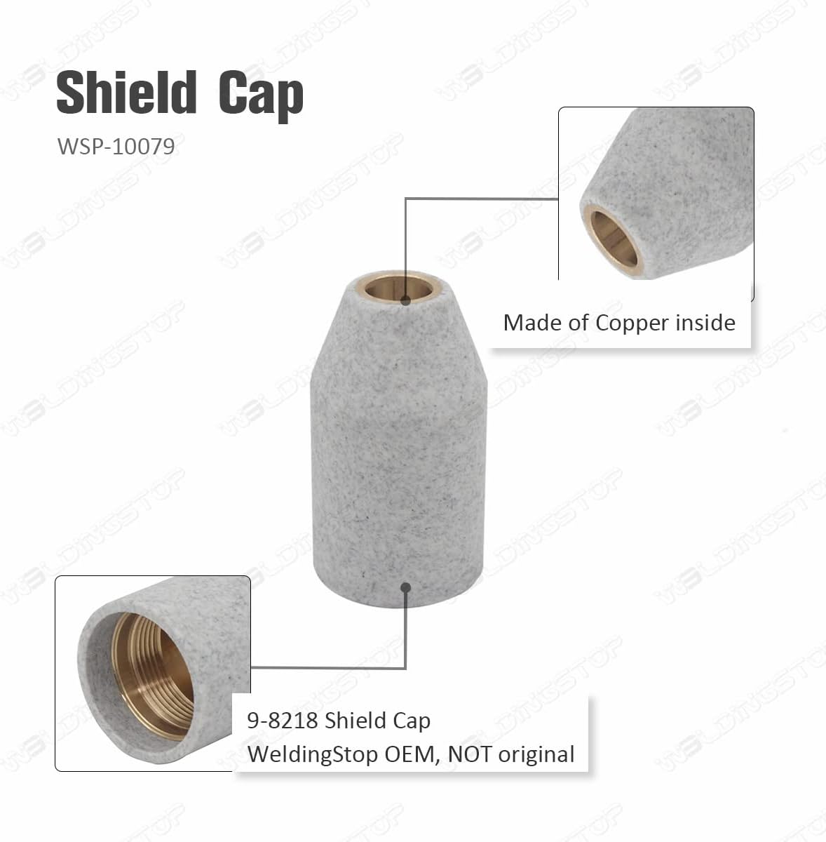 Electrode Tip Nozzle Retaining Cup Spacer Guide 9-8215 9-8207 9-8218 9-8251 Fit Thermal Dynamic SL60 / SL100 Torch 22pcs