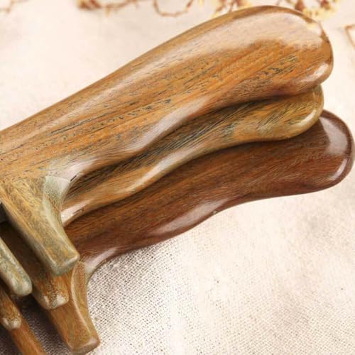 Peigne en bois de santal naturel de massage capillaire et démêlage doux - 3