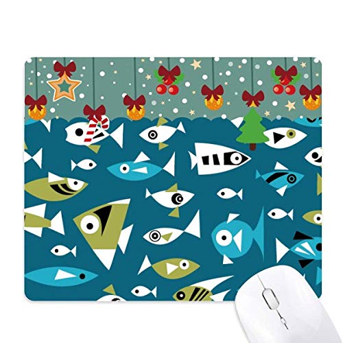 Tapis de souris poissons abstraits antidérapant grand confort