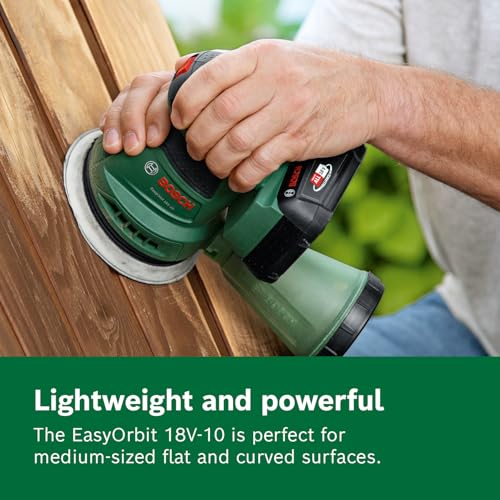 Bosch Cordless Random Orbit Sander EasyOrbit 18V-10 (Sanding on Small to Medium Wooden, Varnished and Painted Surfaces; Diameter: 125mm; 18 Volt System; Without Battery) 4 Bosch Cordless Random Orbit Sander EasyOrbit 18V-10 (Sanding on Small to Medium Wooden, Varnished and Painted Surfaces; Diameter: 125mm; 18 Volt System; Without Battery) - Image 4
