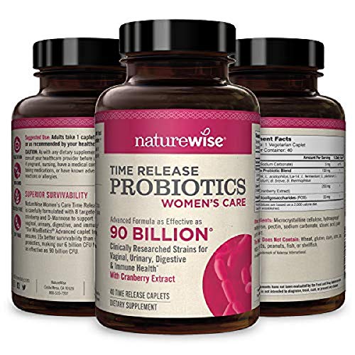 NatureWise Probiotics for Women | Time-Release Probiotic Supplement Comparable to 90 Billion CFU | C - //coolthings.us