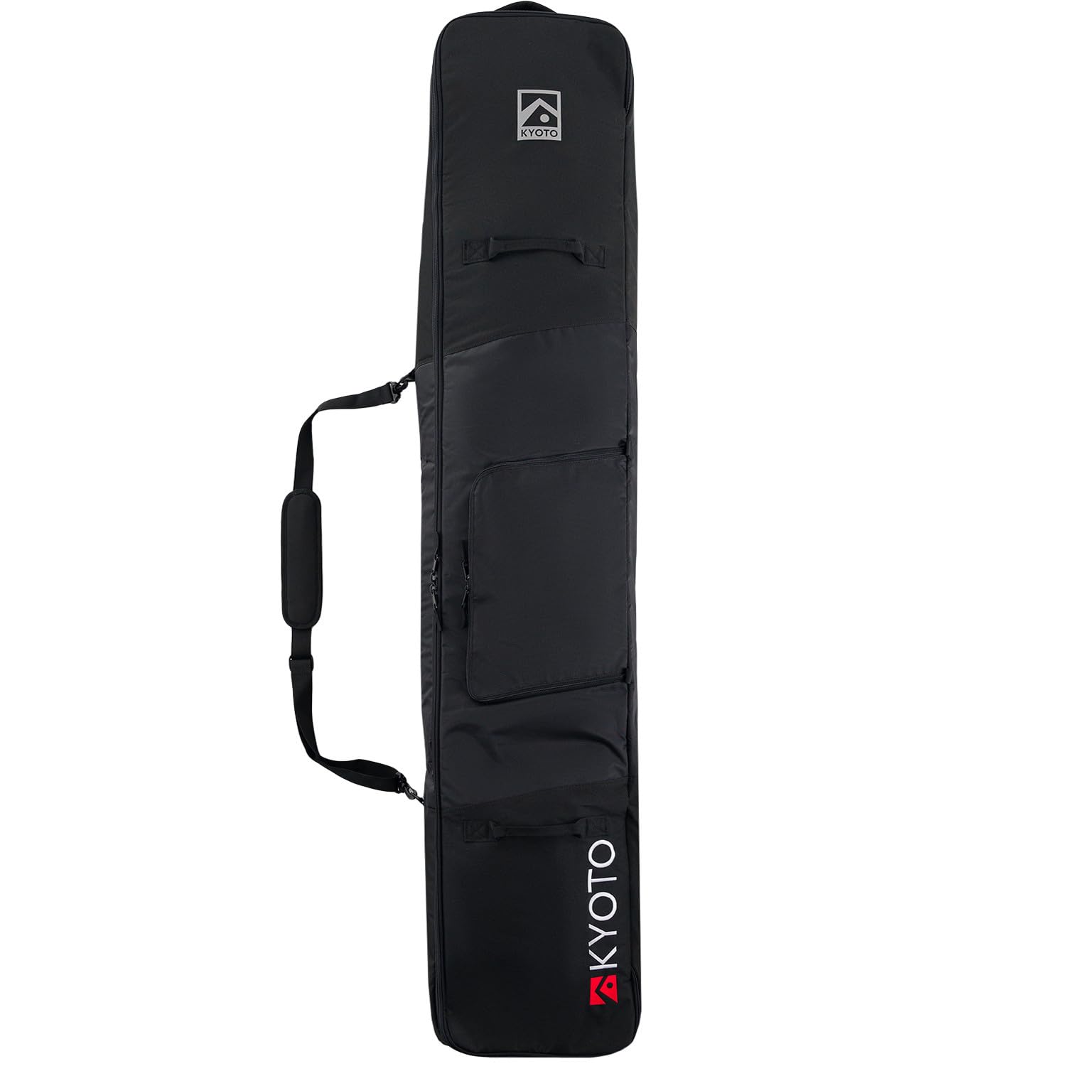 Kyoto Tanto Roll Ski Bag with Wheels – Padded Rolling Ski Travel Bag for Skis, Boots & Gear