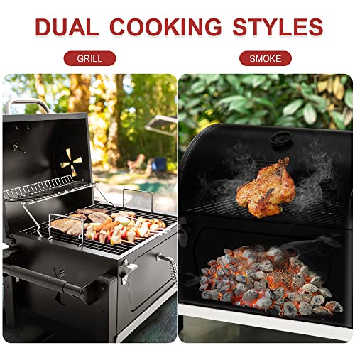 Grills House Portable Charcoal Grill With Two Side Handles, Compact Outdoor Charcoal Grill For Travel, Picnic, Tailgate, And Campsite Cooking, Cd-Amz-1519, Black #TOP4