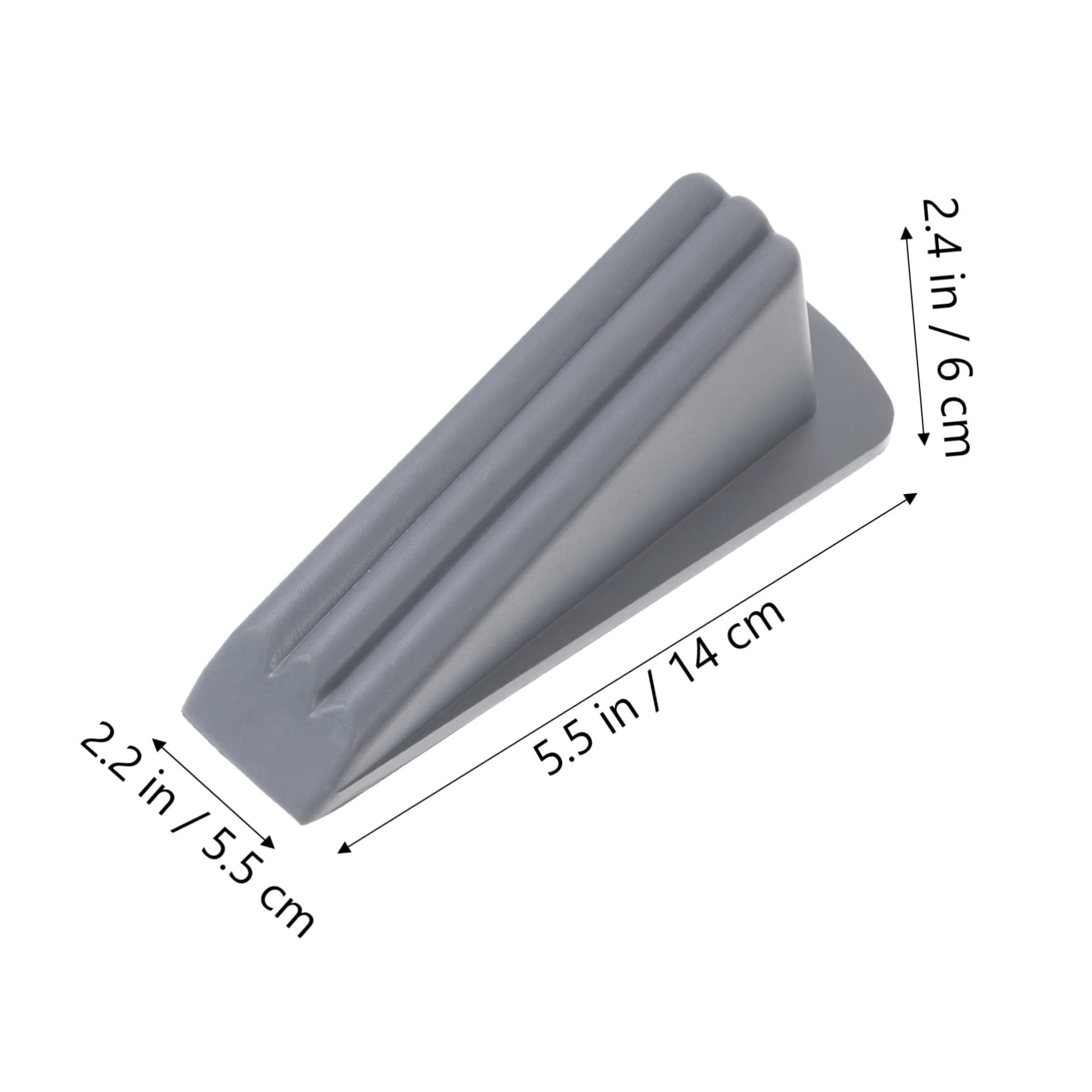 Topes de Puerta, 2 Piezas, Protectores Suelo, topes Flexibles, antirayaduras, Pared, cuñas Tope, sin Clavos, Goma