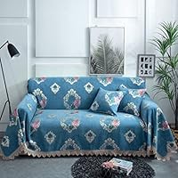 Amazon｜NUOMK マルチカバー ライトブルー 北欧風 ソファーカバー 180