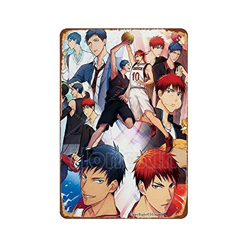 黒子のバスケ-9 レトロな鉄の絵画ブリキの壁の看板警告サイン金属プラークポスターバーカフェのアート装飾 黒子のバスケ-9 レトロな鉄の絵画ブリキの壁の看板警告サイン金属プラークポスターバーカフェのアート装飾