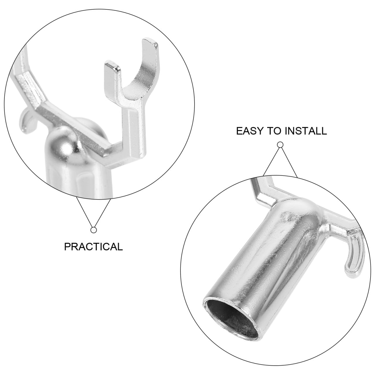 Housoutil Fourche De Support pour Arbres Fruitiers Métallique Réutilisable 10.00X6.00X1.90Cm Support Stable pour Jardin Verger Potager Lot de 10 Têtes De Fourche
