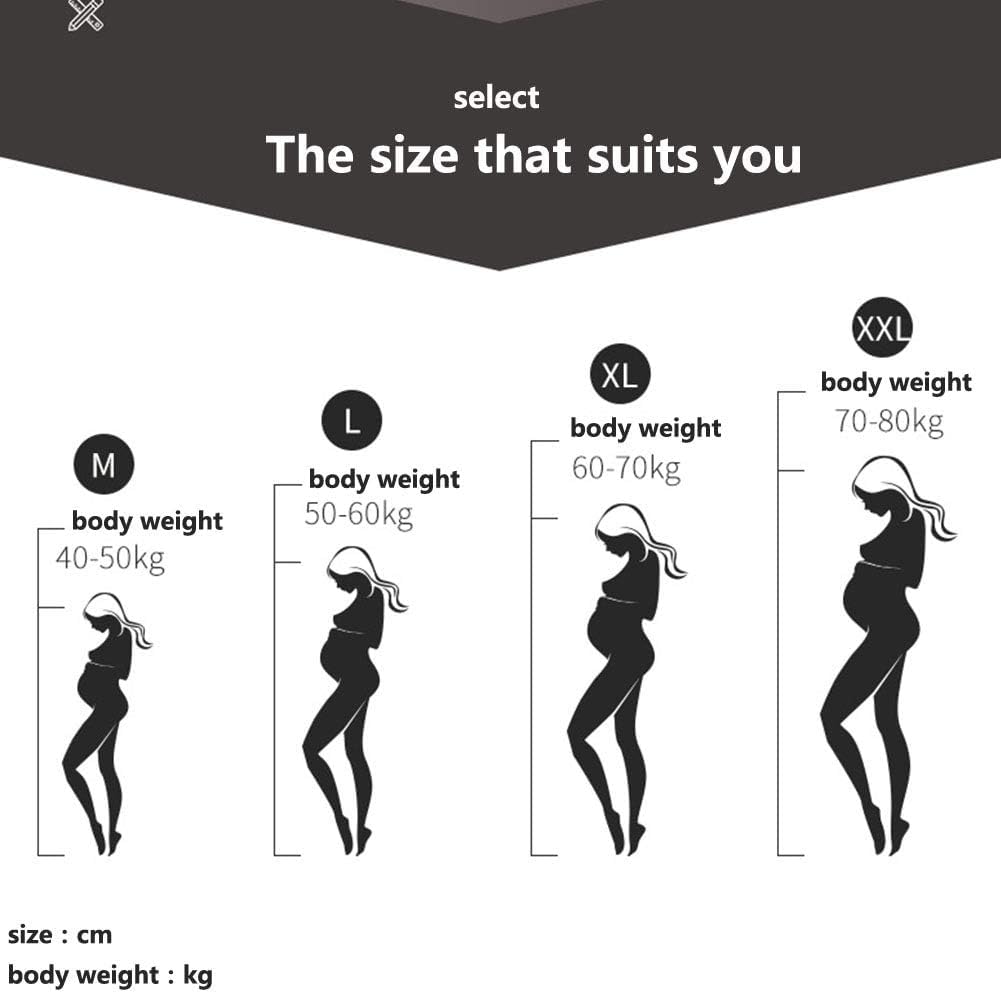 Pigiama Premaman da Donna per Allattamento, Pigiama per Donne Incinte, Pigiama per Ospedale, Manica Lunga, Top, Pantaloni E Pantaloni per L'Allattamento., Grey, L