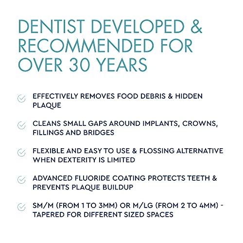 Ultradex Wire free Interdental Brush, Small/Medium...